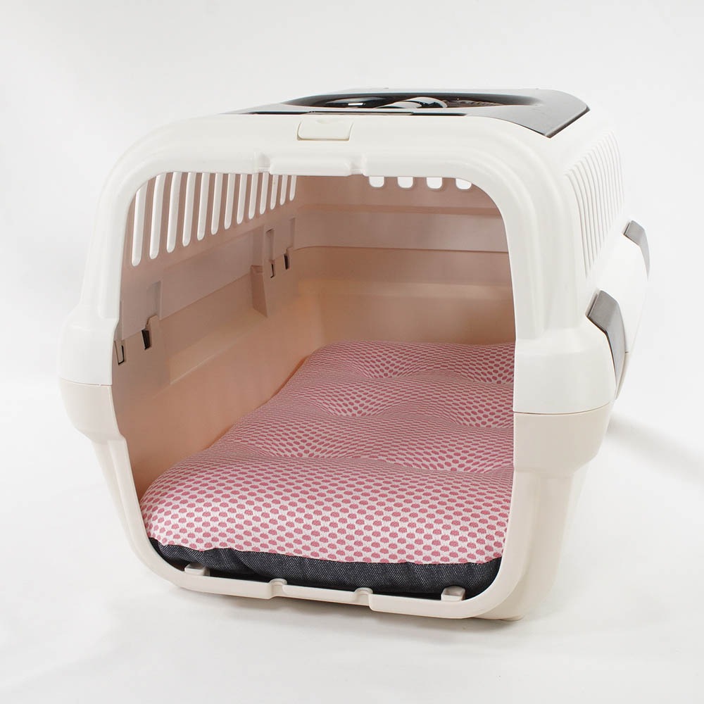 夏用縁無しクッションベッド iCOLD 接触冷感 10オンスデニムネイビー Sサイズ