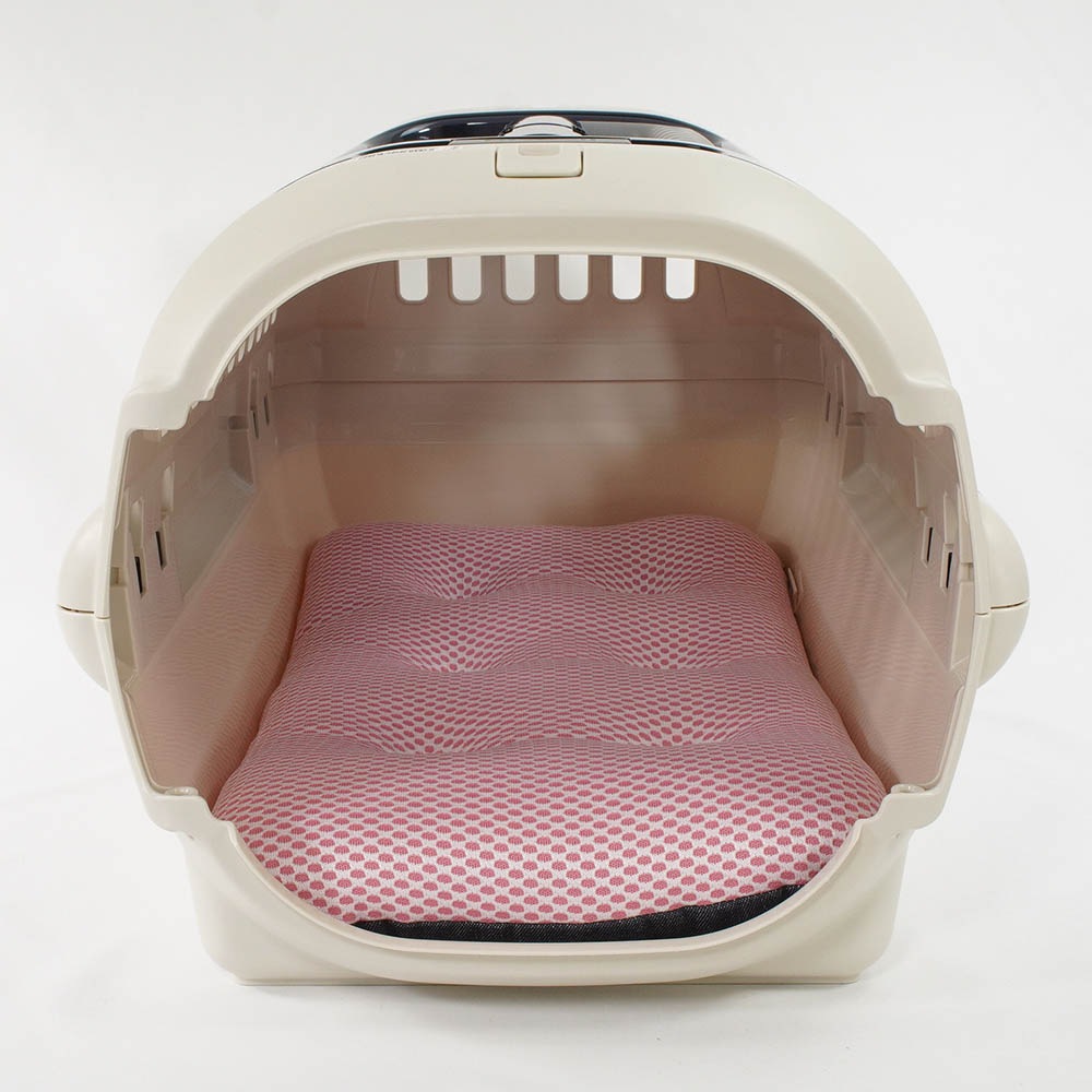 夏用縁無しクッションベッド iCOLD 接触冷感 10オンスデニムネイビー Sサイズ