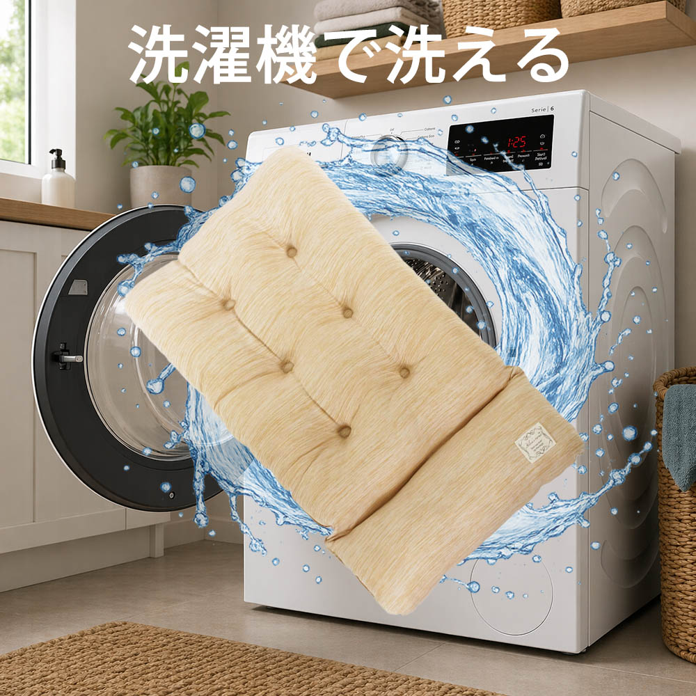 Helen's Via 接触冷感 ひんやり 夏用 犬用ベッド あごのせ クレートクッション Lサイズ キャラメル 洗える クレートマット