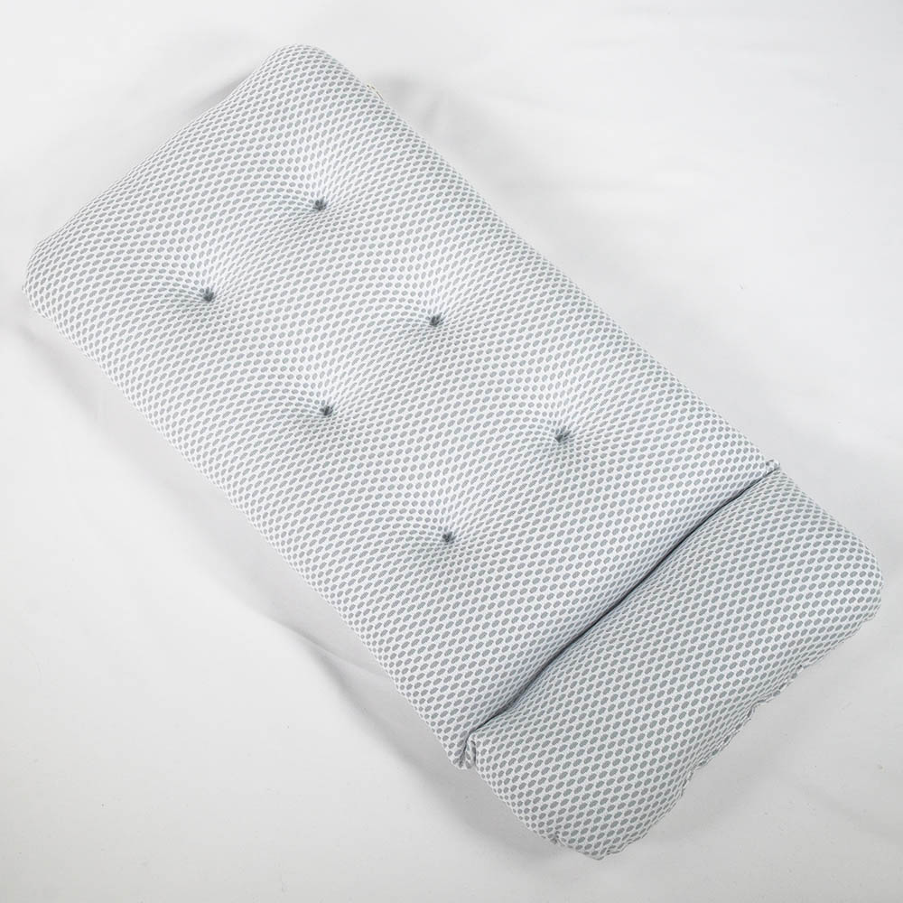 夏用 あごのせ縁無しクッション iCOLD 接触冷感 リバティプリント Betsy グレー Sサイズ