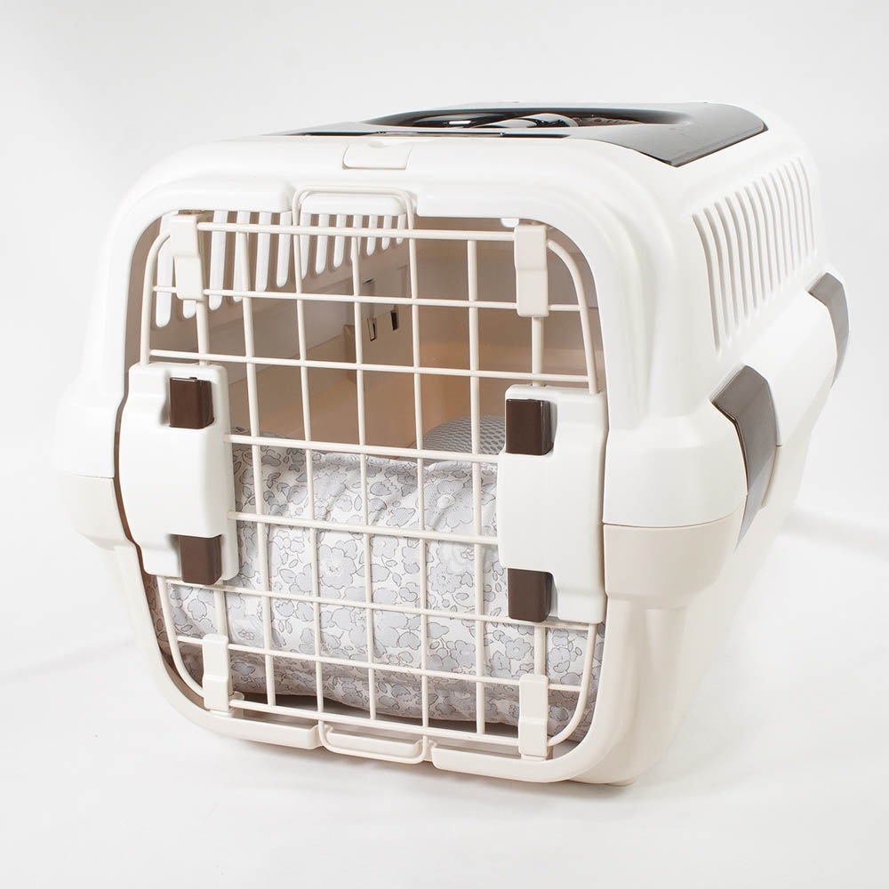 夏用 あごのせ縁無しクッション iCOLD 接触冷感 リバティプリント Betsy グレー Sサイズ