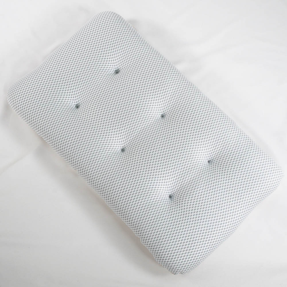 夏用縁無しクッションベッド iCOLD 接触冷感 マカロンベージュ Mサイズ