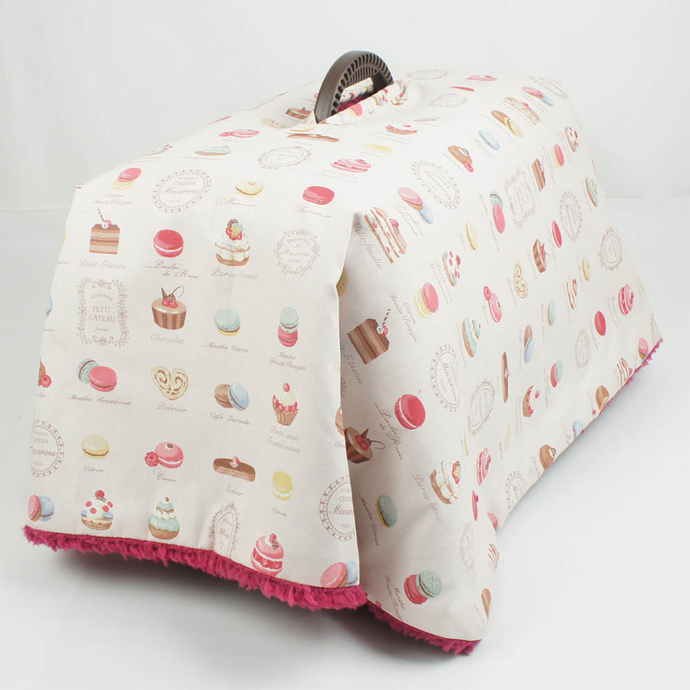 あったか3WAY キャリーカバーブランケット マカロンピンクラズベリー <マルチ幅> Sサイズ(トグルボタン無し)