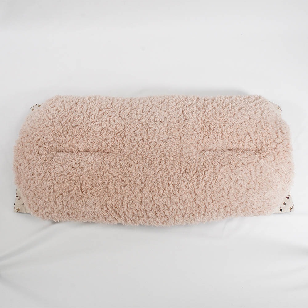 【500円OFF】DOME3ラージ用クッションセット ぷくぷく あごのせクッション＋キャリークッションベッド Mサイズ マカロンチョコファー