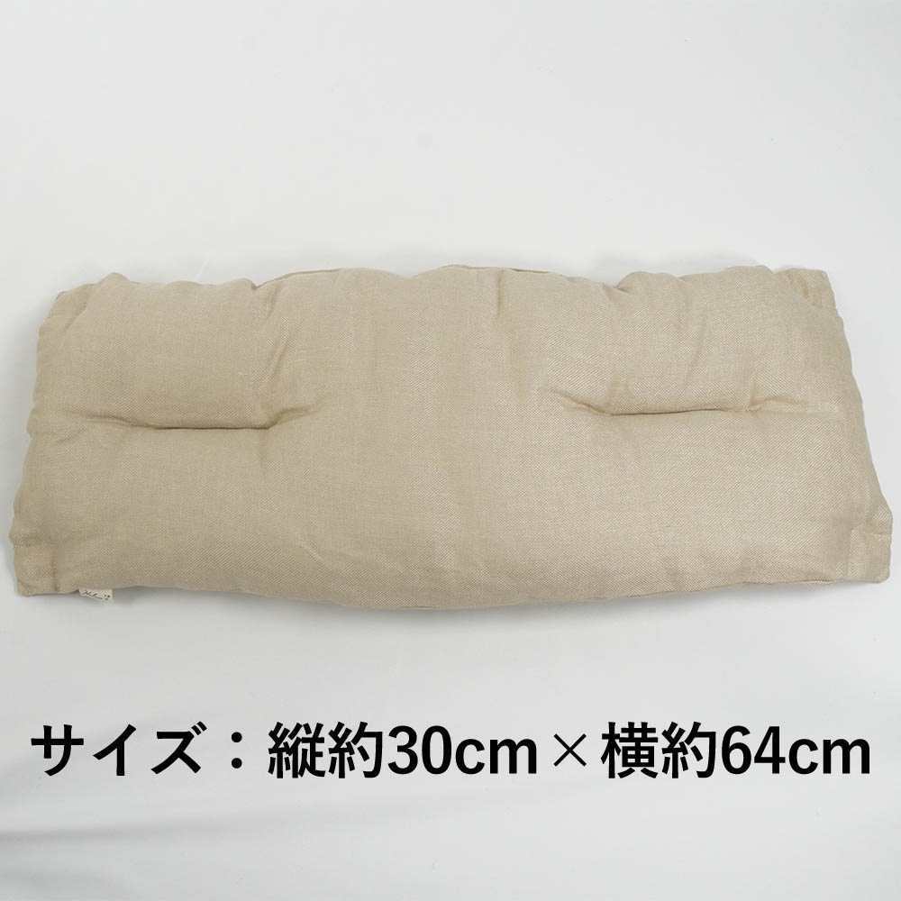 【500円OFF】DOME3ラージ用クッションセット ぷくぷく あごのせクッション＋キャリークッションベッド Mサイズ 高品質な厚めのリネン素材 リトアニアリネン（両面リネン）