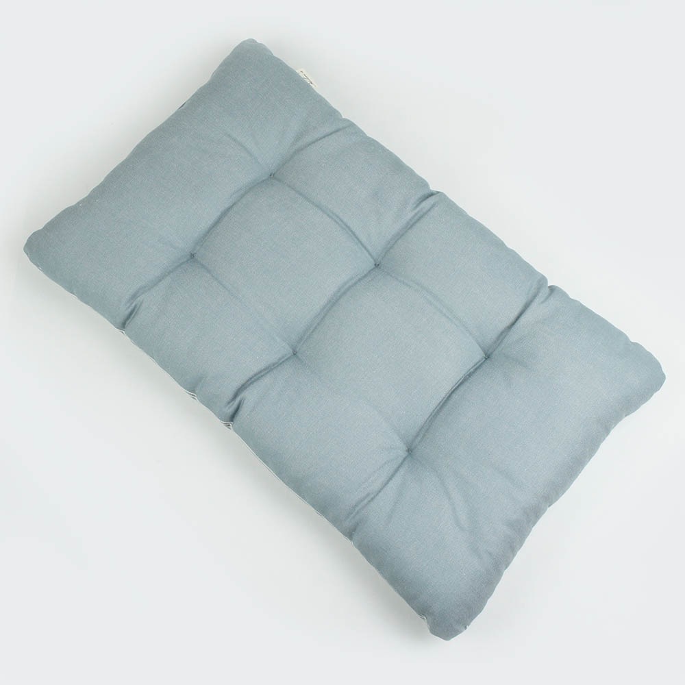 縁無しクッションベッド/クレートクッション 10オンスヒッコリーデニムサックス Mサイズ