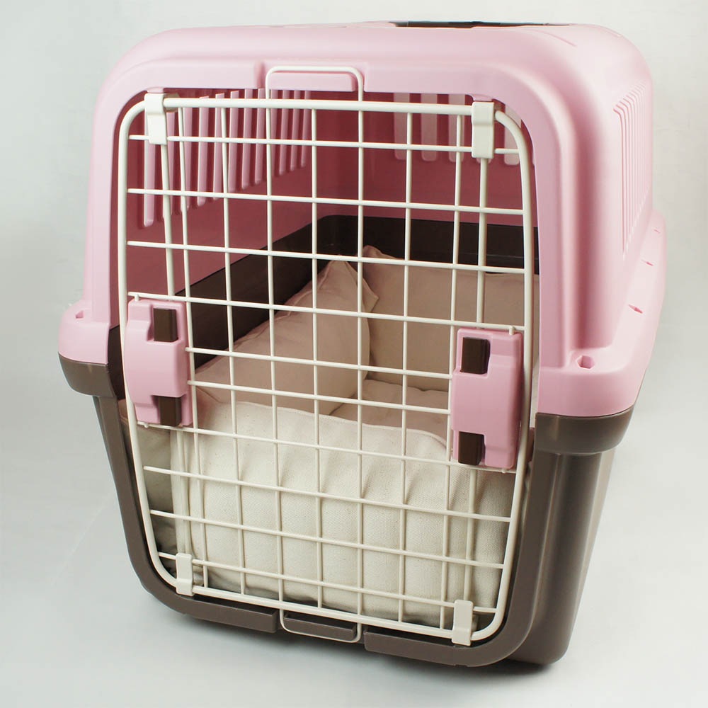 カミカミ大好きちゃん用 ８号帆布生地 キャリークッションベッド/クレートクッション 生成（両面帆布） Ｌサイズ