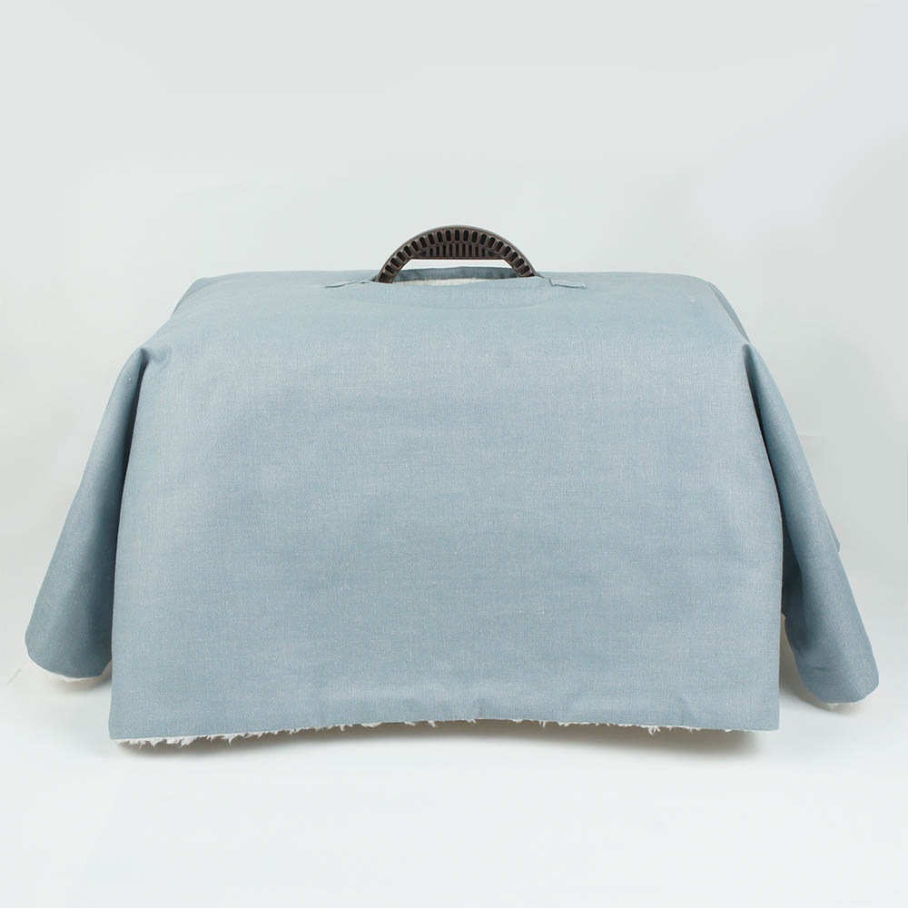 あったか3WAY キャリーカバーブランケット 10オンスデニムサックス <マルチ幅> Sサイズ(トグルボタン無し)