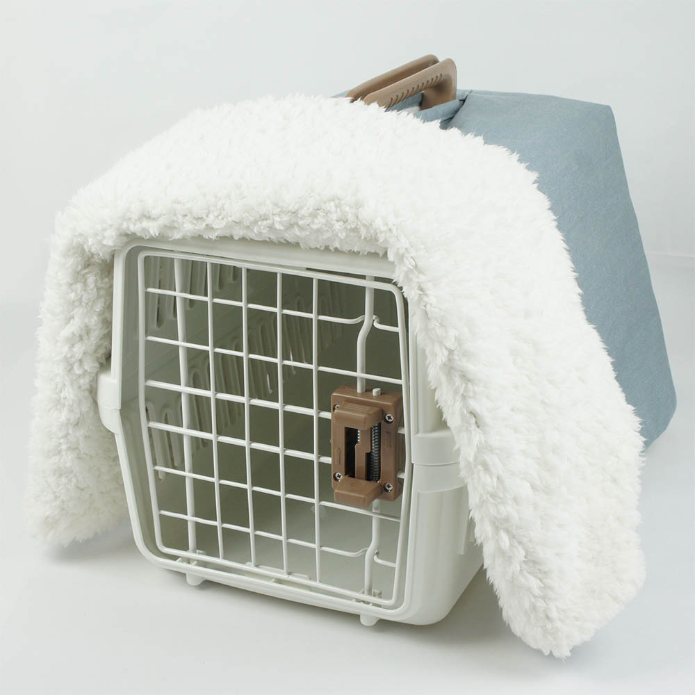 あったか3WAY キャリーカバーブランケット 10オンスデニムサックス <マルチ幅> Sサイズ(トグルボタン無し)