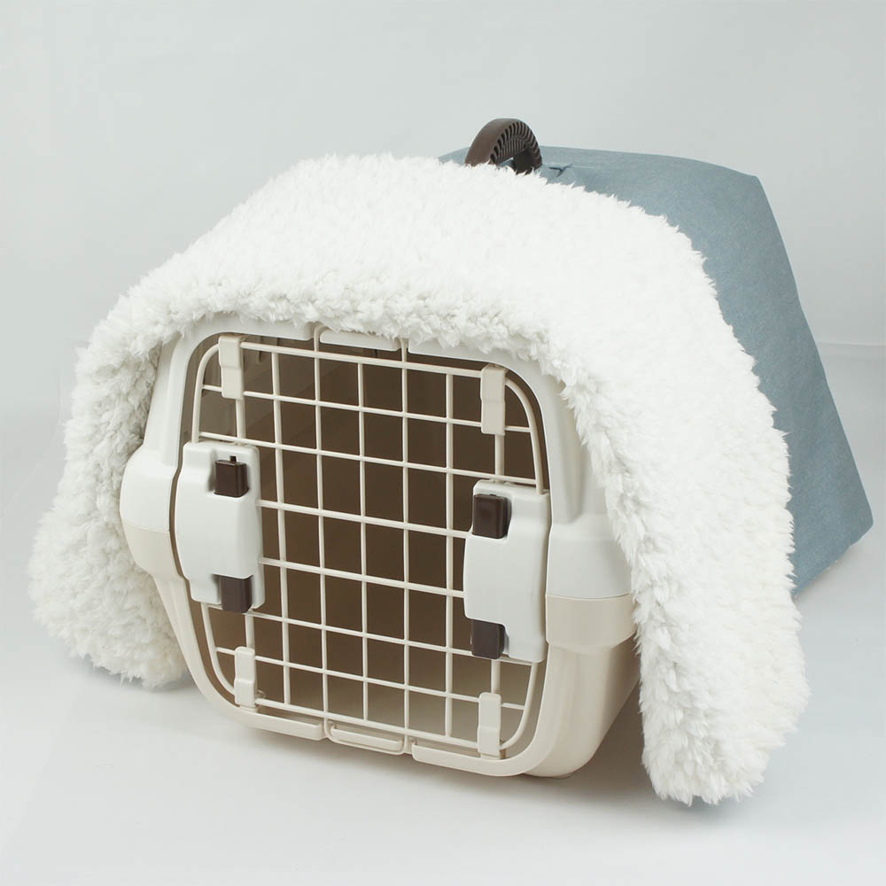 あったか3WAY キャリーカバーブランケット 10オンスデニムサックス <マルチ幅> Sサイズ(トグルボタン無し)