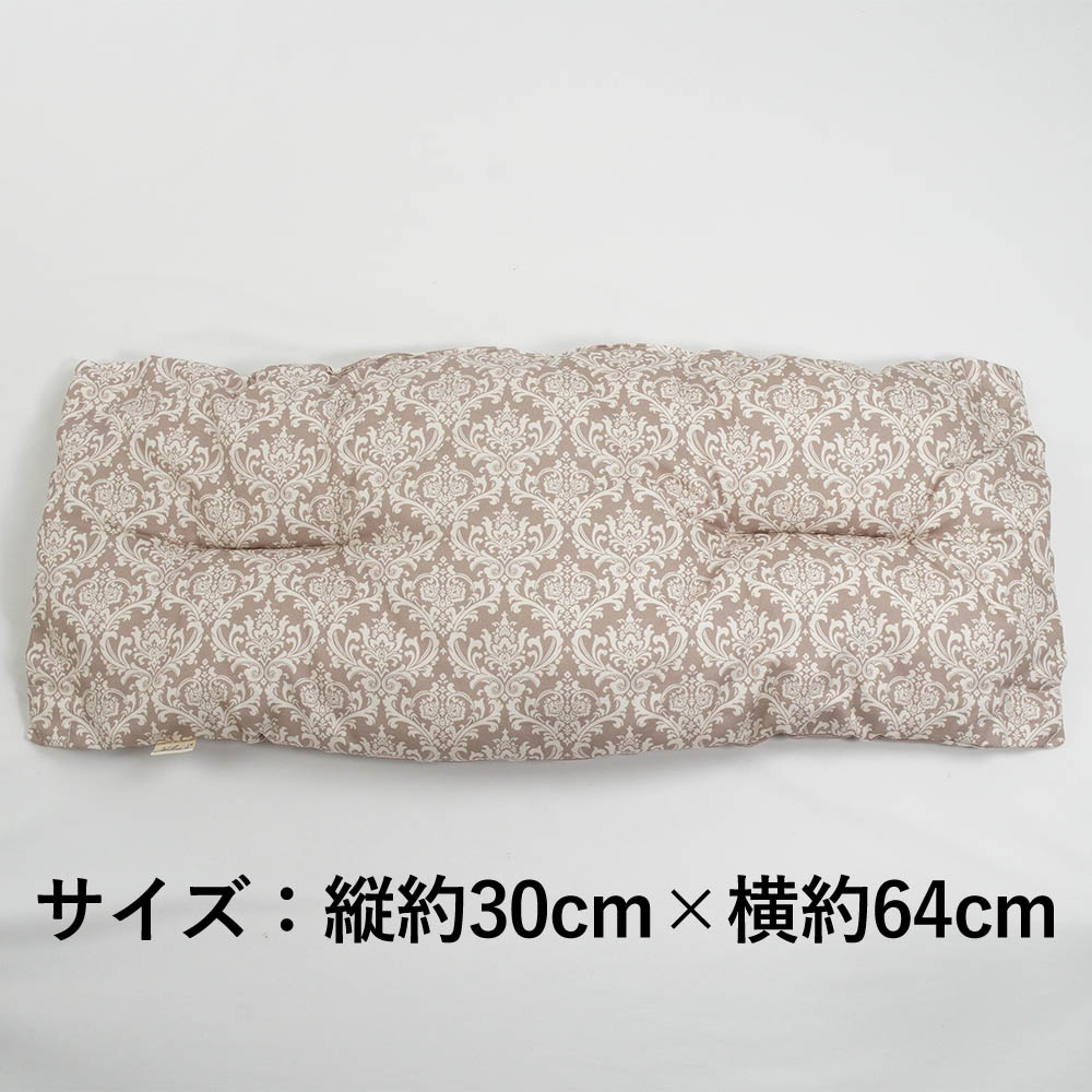 【500円OFF】DOME3ラージ用クッションセット ぷくぷく あごのせクッション＋キャリークッションベッド Mサイズ ダマスクモロッカン ベージュ