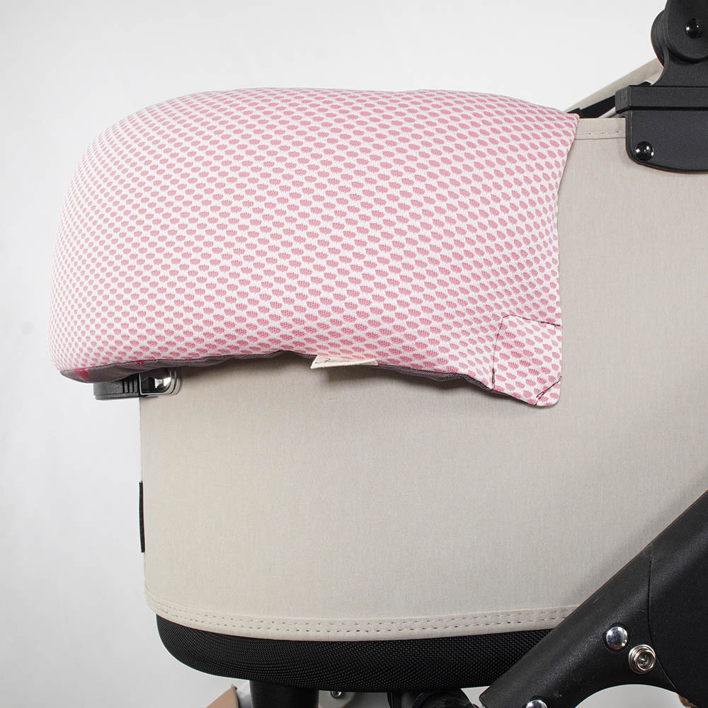 夏用 ペットカート ぷくぷく あごのせクッション iCOLD 接触冷感 マカロンチョコ