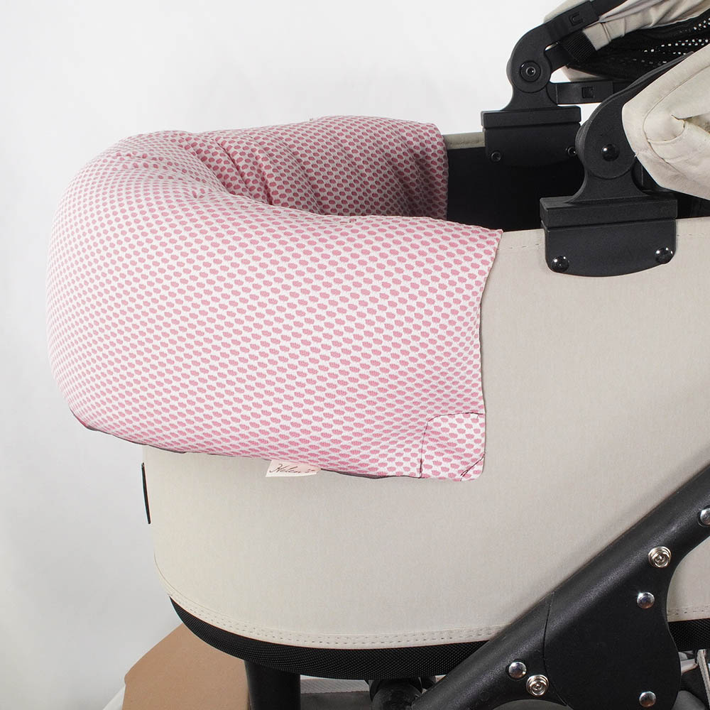 夏用 ペットカート ぷくぷく あごのせクッション iCOLD 接触冷感 マカロンチョコ