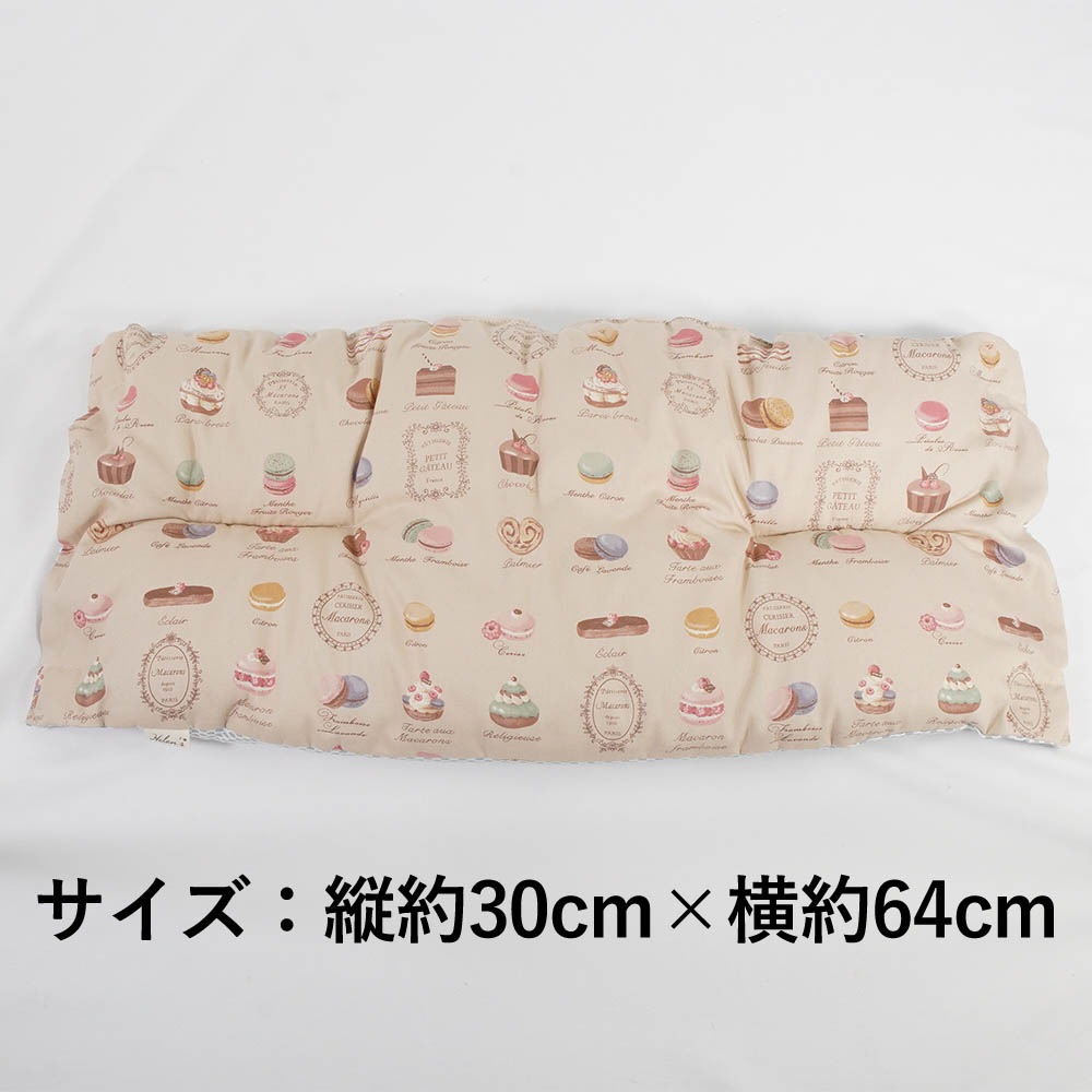 夏用 ペットカート ぷくぷく あごのせクッション iCOLD 接触冷感 マカロンベージュ