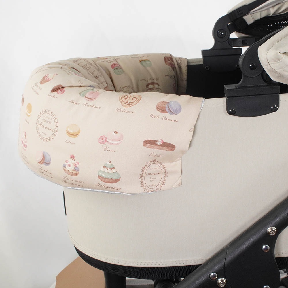 夏用 ペットカート ぷくぷく あごのせクッション iCOLD 接触冷感 マカロンベージュ