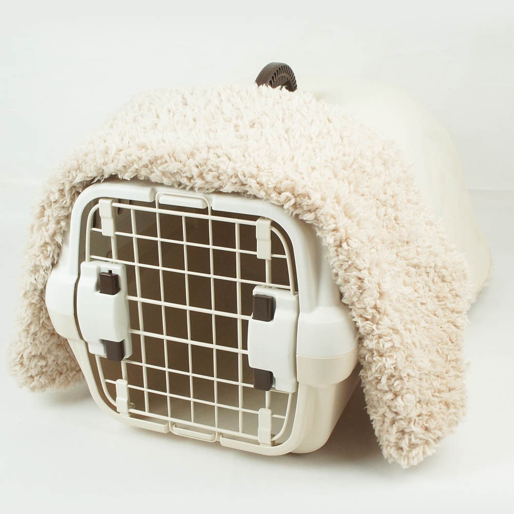 あったか3WAY キャリーカバーブランケット 生成ファー <マルチ幅> Sサイズ(トグルボタン無し)