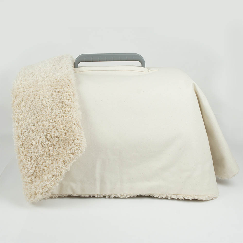 あったか3WAY キャリーカバーブランケット 生成ファー <マルチ幅> Sサイズ(トグルボタン無し)