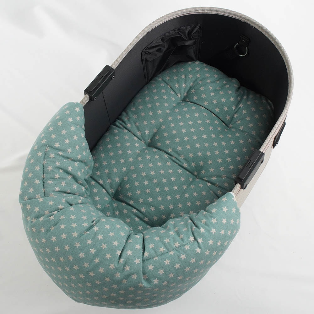 【500円OFF】DOME3レギュラー用クッションセット 夏用ぷくぷく あごのせクッション+夏用縁無しクッションベッド Mサイズ 接触冷感 マーベラスクール リーフグリーン