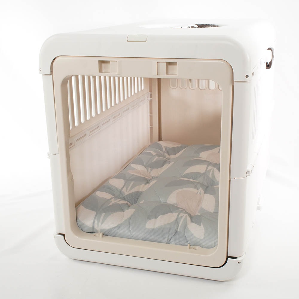 【500円OFF】DOME3レギュラー用クッションセット 夏用ぷくぷく あごのせクッション+夏用縁無しクッションベッド Mサイズ 接触冷感 マーベラスクール リーフグリーン