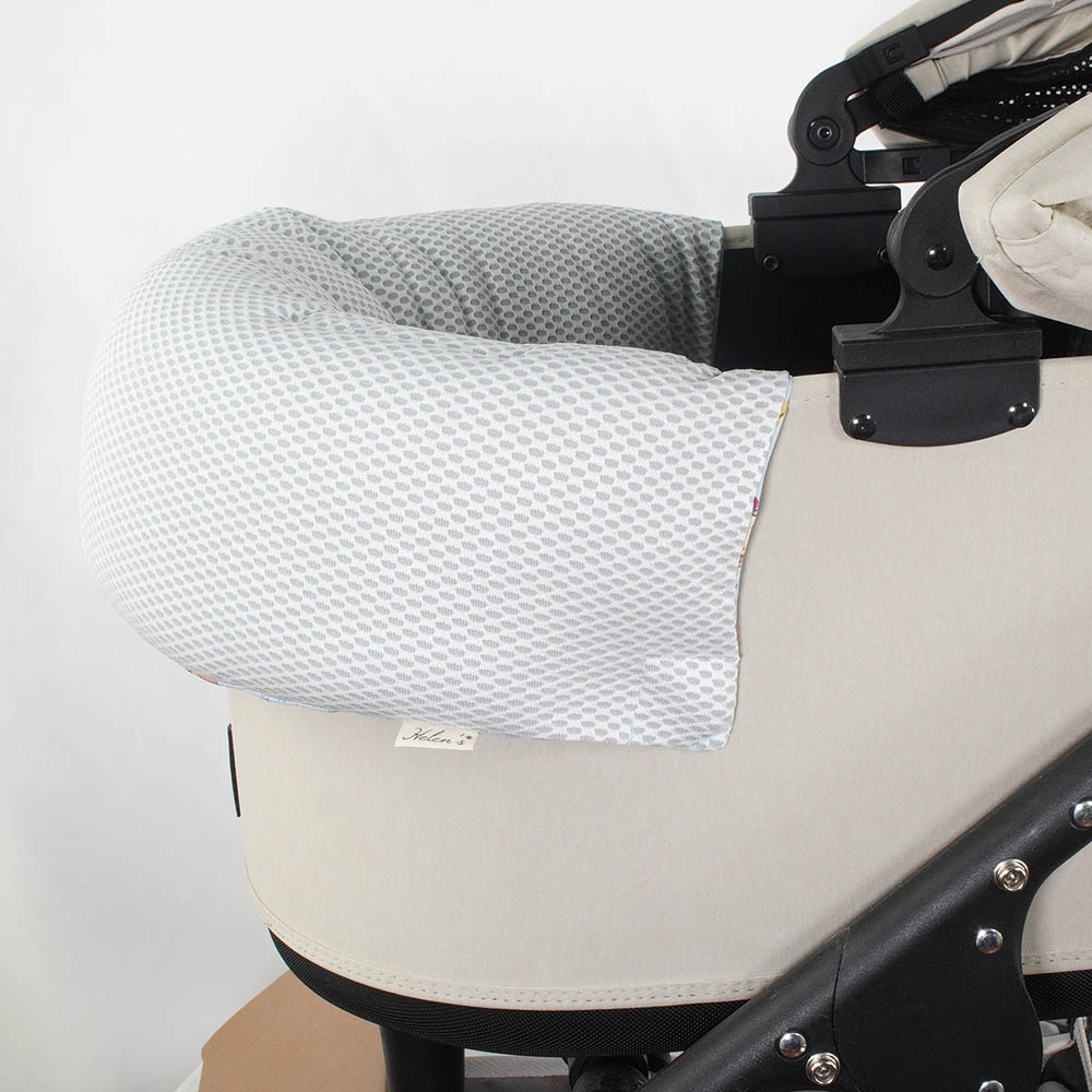 夏用 ペットカート ぷくぷく あごのせクッション iCOLD 接触冷感 マカロン ブルー