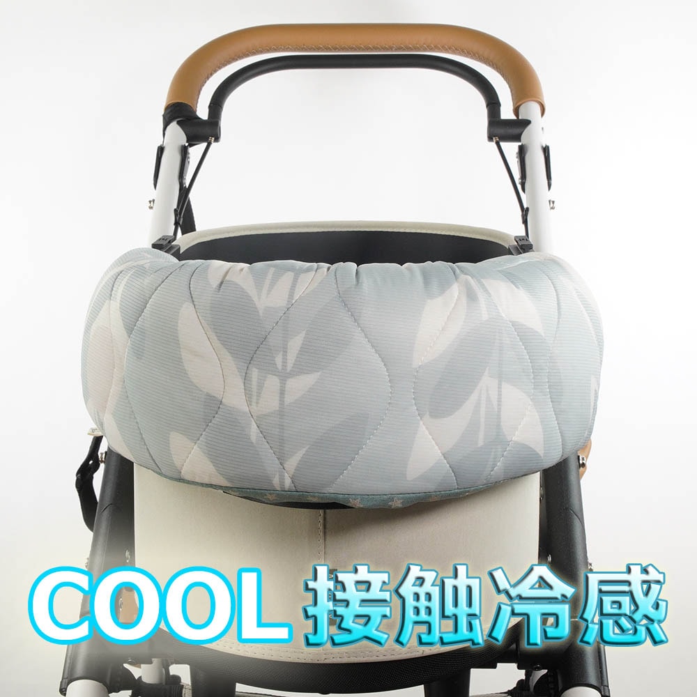 【500円OFF】DOME3レギュラー用クッションセット 夏用ぷくぷく あごのせクッション+夏用キャリークッションベッド Sサイズ 接触冷感 マーベラスクール リーフグリーン