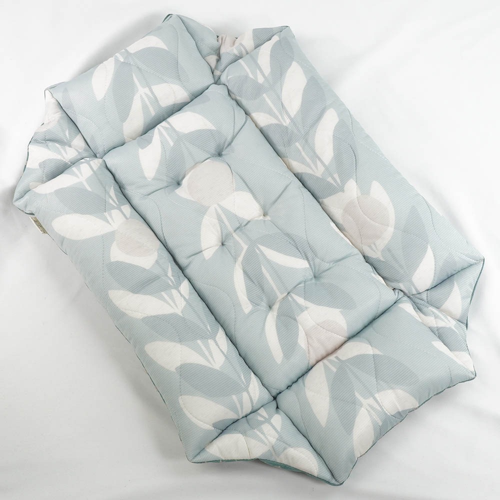 【500円OFF】DOME3レギュラー用クッションセット 夏用ぷくぷく あごのせクッション+夏用キャリークッションベッド Sサイズ 接触冷感 マーベラスクール リーフグリーン