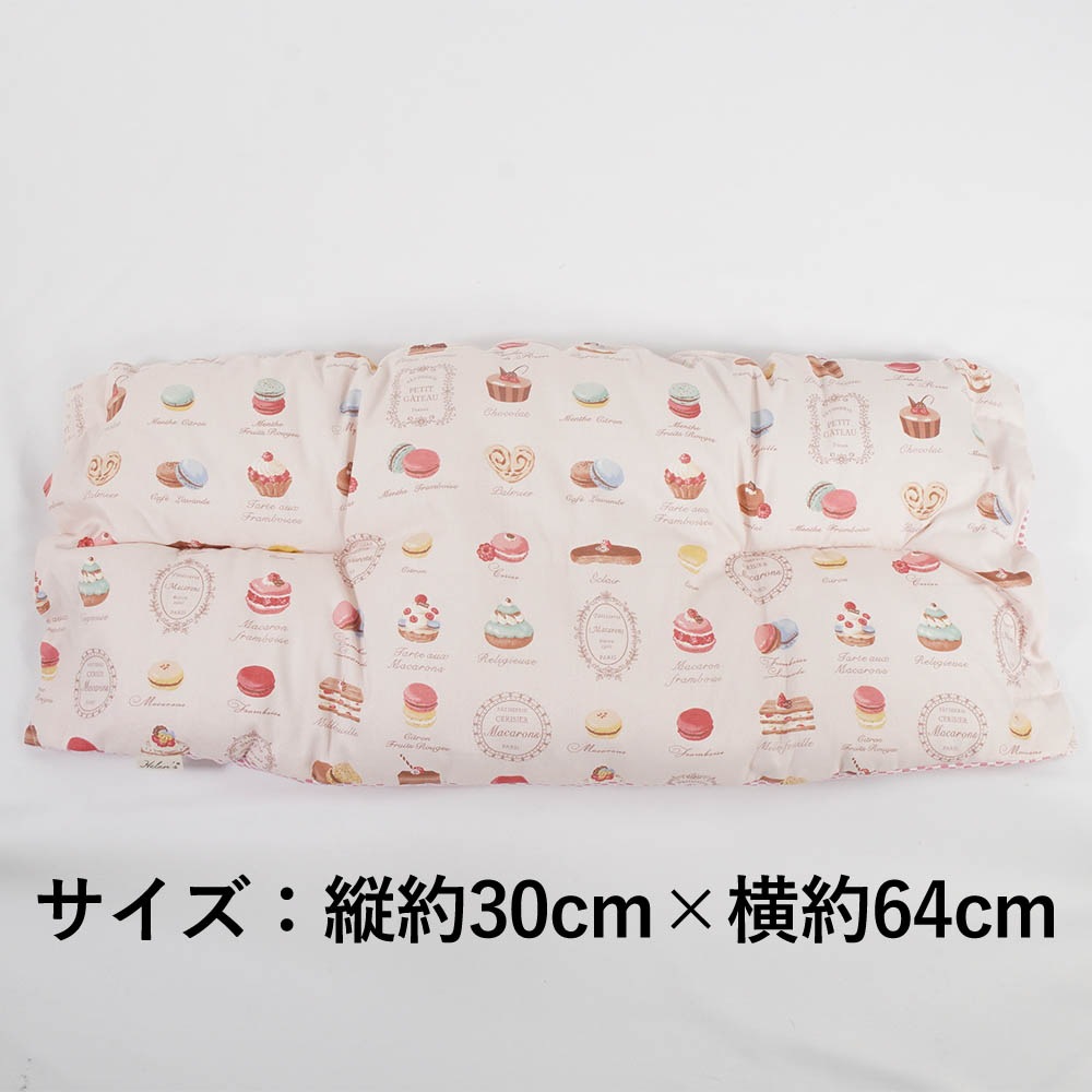 夏用 ペットカート ぷくぷく あごのせクッション iCOLD 接触冷感 マカロン ピンク