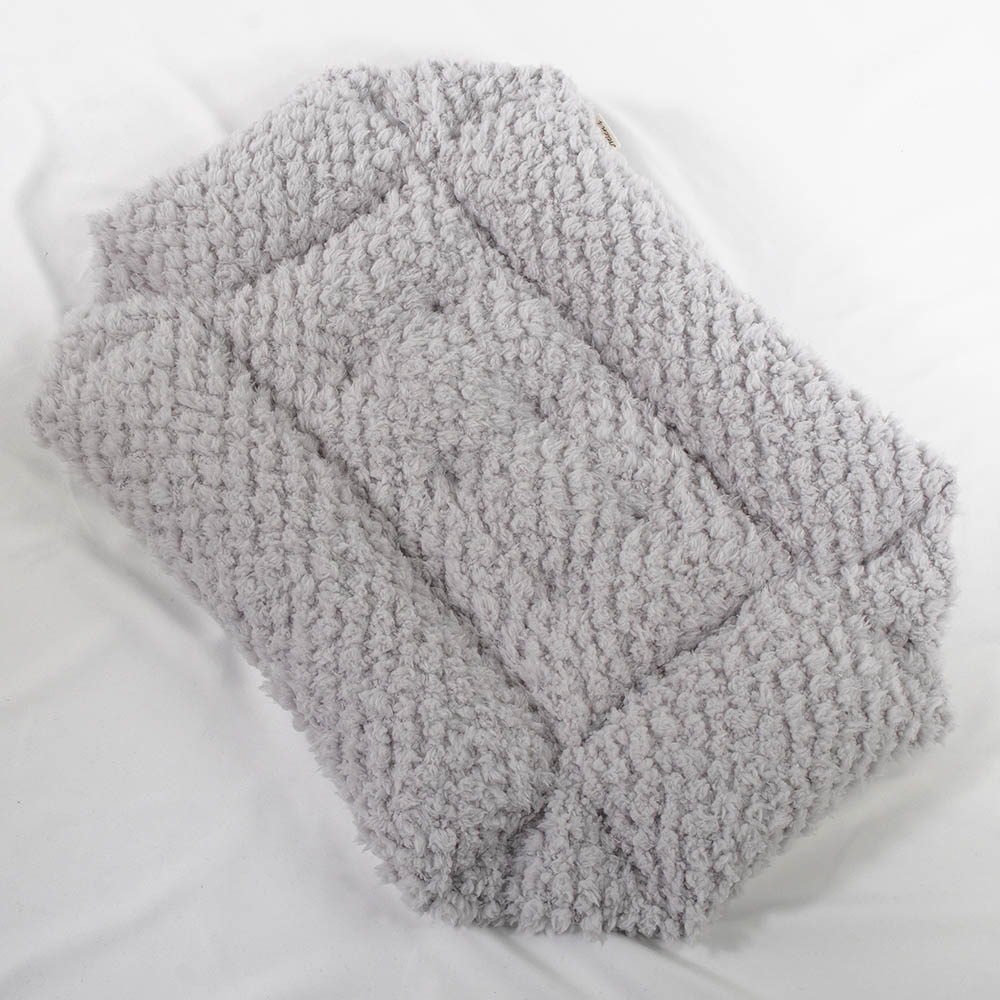 ペットが喜ぶ キャリークッションベッド リバティプリント Betsy グレーファー Sサイズ