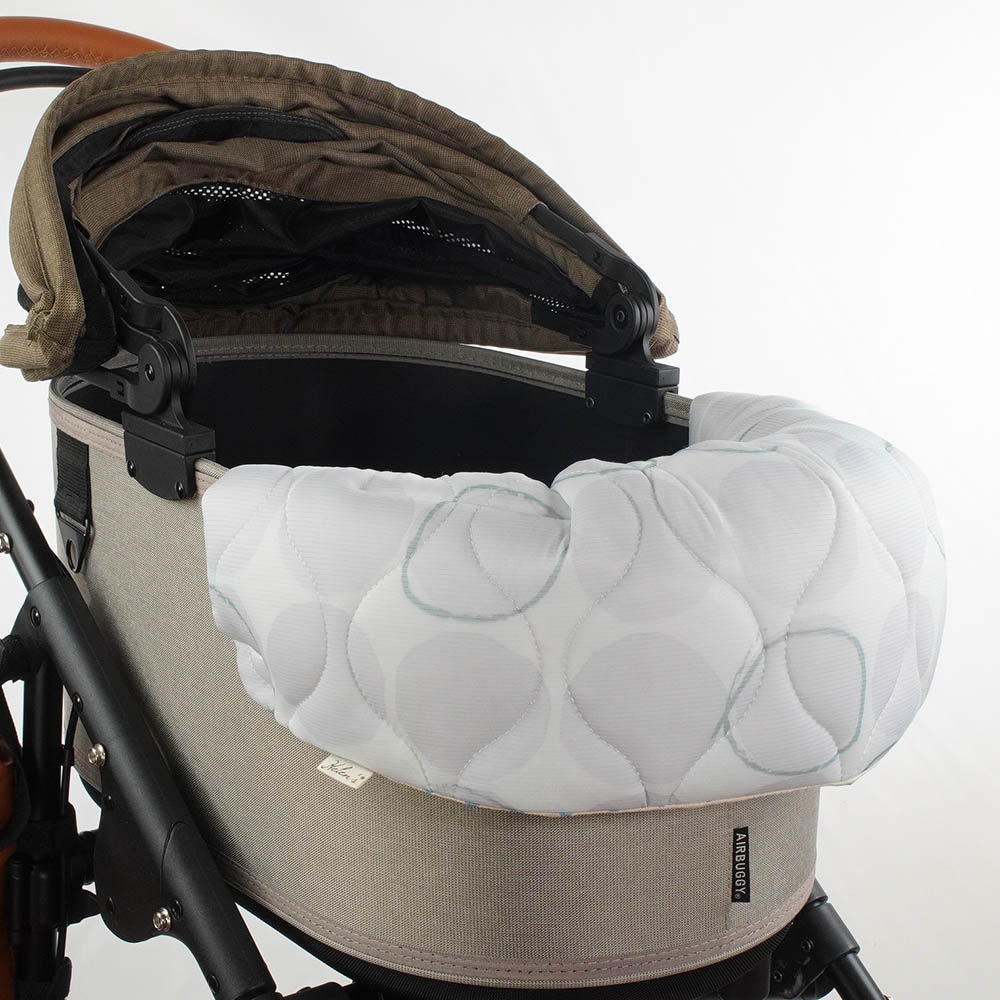 【500円OFF】DOME3レギュラー用クッションセット 夏用ぷくぷく あごのせクッション＋夏用キャリークッションベッド Sサイズ 接触冷感 マーベラスクール Abuku グレー