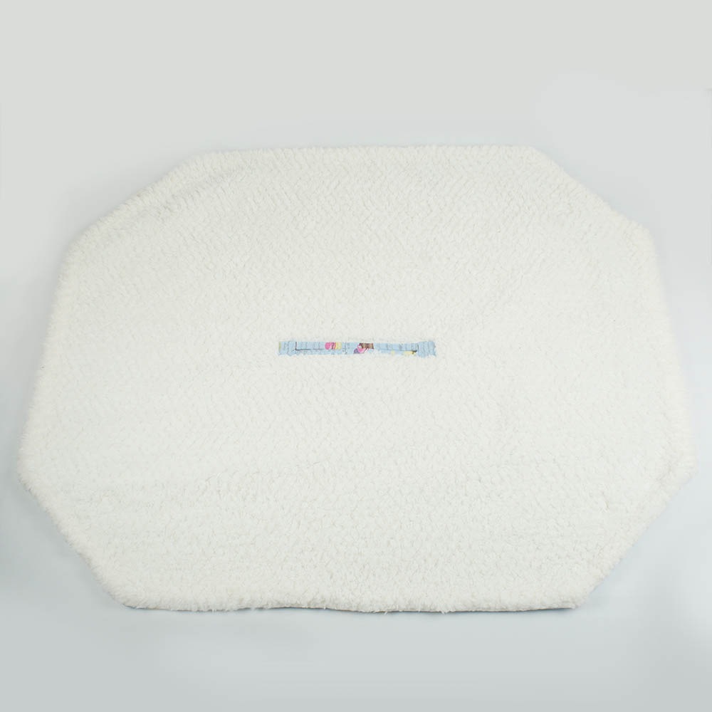 あったか３WAY キャリーカバーブランケット マカロンブルー ＜マルチ幅＞ Sサイズ（トグルボタン付き）