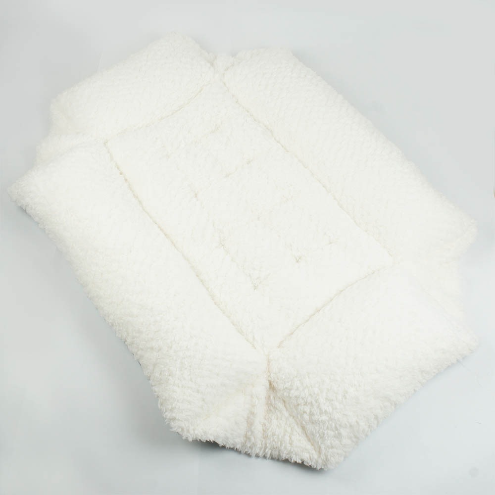 ペットが喜ぶ キャリークッションベッド/クレートクッション 10オンスデニムサックスファー Ｌサイズ