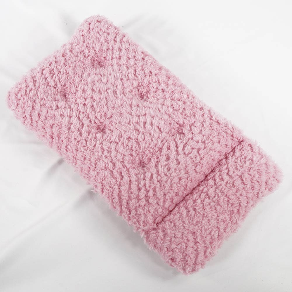 あごのせ縁無しクッション/クレートクッション リバティプリント Betsy ピンクファー Sサイズ