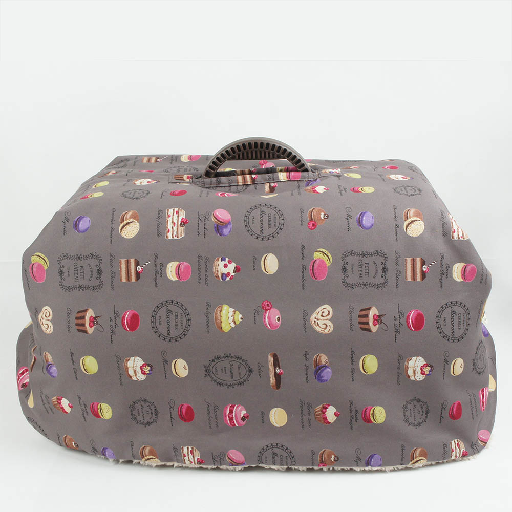 あったか３WAY キャリーカバーブランケット マカロンチョコ ＜マルチ幅＞ Sサイズ（トグルボタン付き）