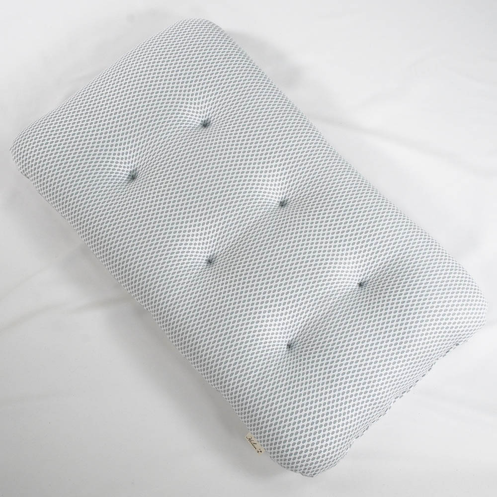 【500円OFF】DOME3レギュラー用クッションセット 夏用ぷくぷく あごのせクッション＋夏用縁無しクッションベッド Mサイズ 東洋紡iCOLD 接触冷感 リバティプリント Betsy グレー