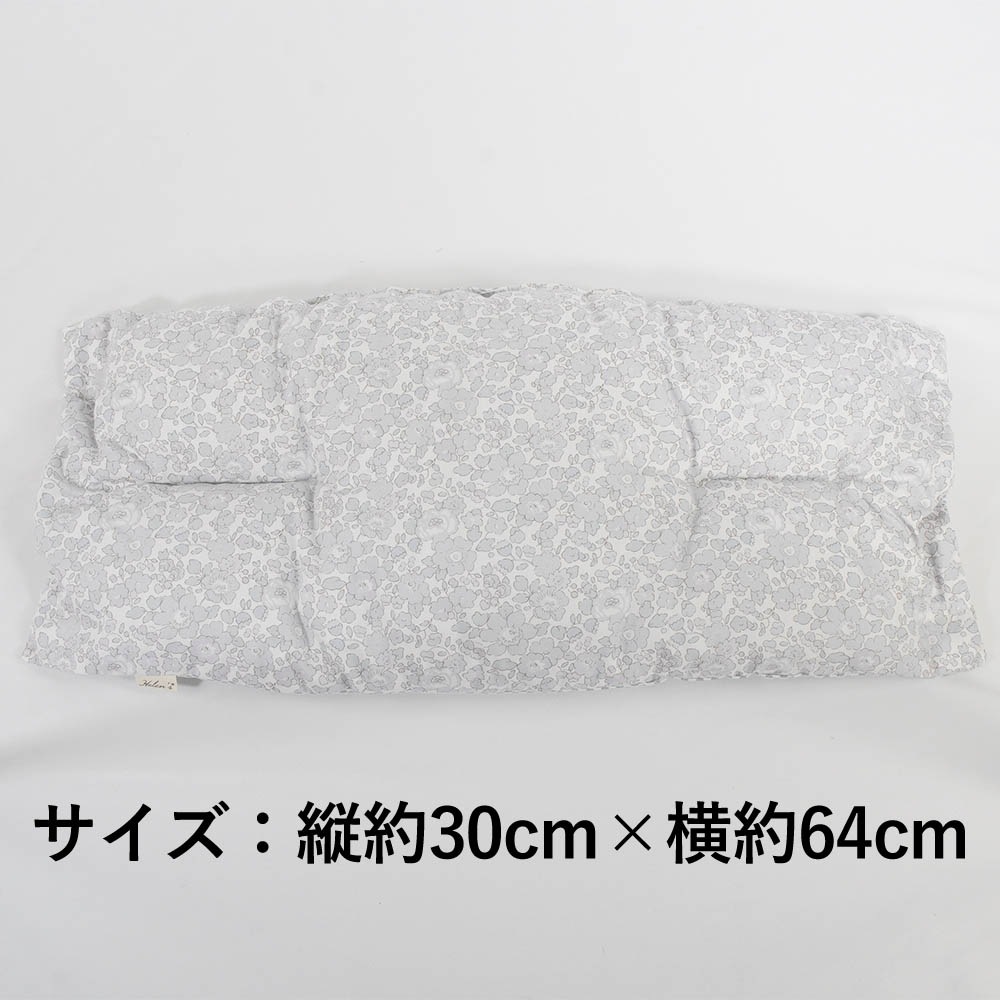 【500円OFF】DOME3レギュラー用クッションセット 夏用ぷくぷく あごのせクッション＋夏用縁無しクッションベッド Mサイズ 東洋紡iCOLD 接触冷感 リバティプリント Betsy グレー