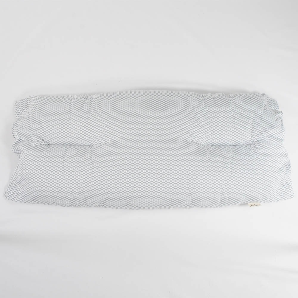 【500円OFF】DOME3レギュラー用クッションセット 夏用ぷくぷく あごのせクッション＋夏用縁無しクッションベッド Mサイズ 東洋紡iCOLD 接触冷感 リバティプリント Betsy グレー