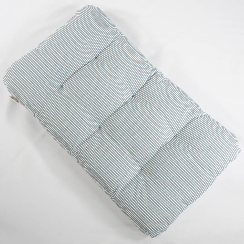 【500円OFF】DOME3レギュラー用クッションセット 夏用ぷくぷく あごのせクッション＋夏用縁無しクッションベッド Mサイズ 東洋紡iCOLD 接触冷感 ヒッコリーデニムサックス