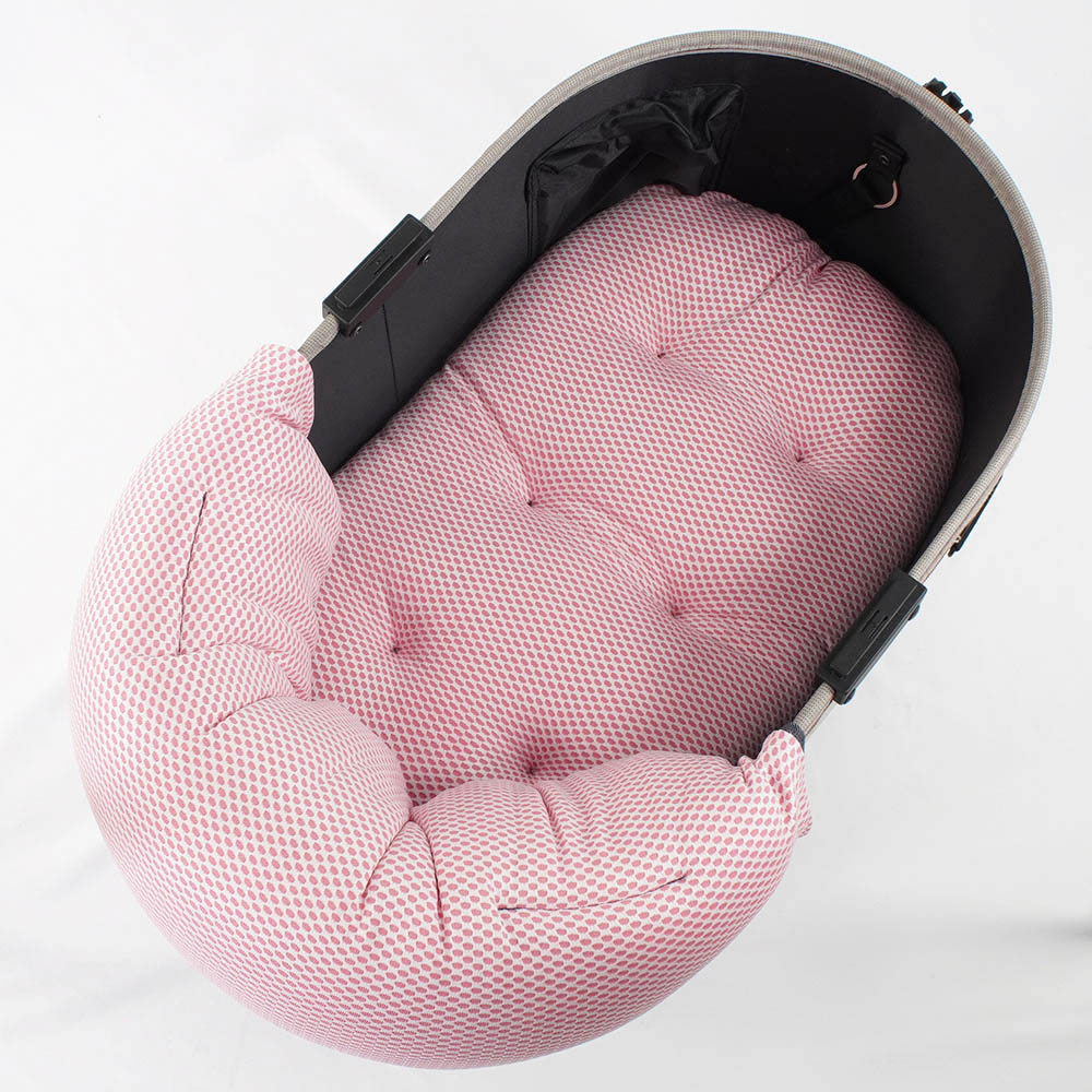 【500円OFF】DOME3レギュラー用クッションセット 夏用ぷくぷく あごのせクッション＋夏用縁無しクッションベッド Mサイズ 東洋紡iCOLD 接触冷感 10オンスデニムネイビー
