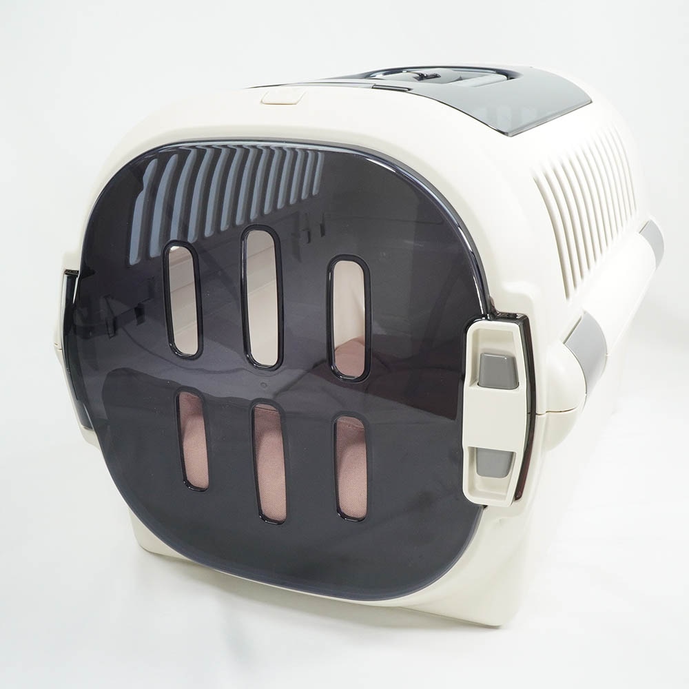 あごのせ縁無しクッション/クレートクッション 丈夫な9.5号帆布 くすんだピンク Mサイズ