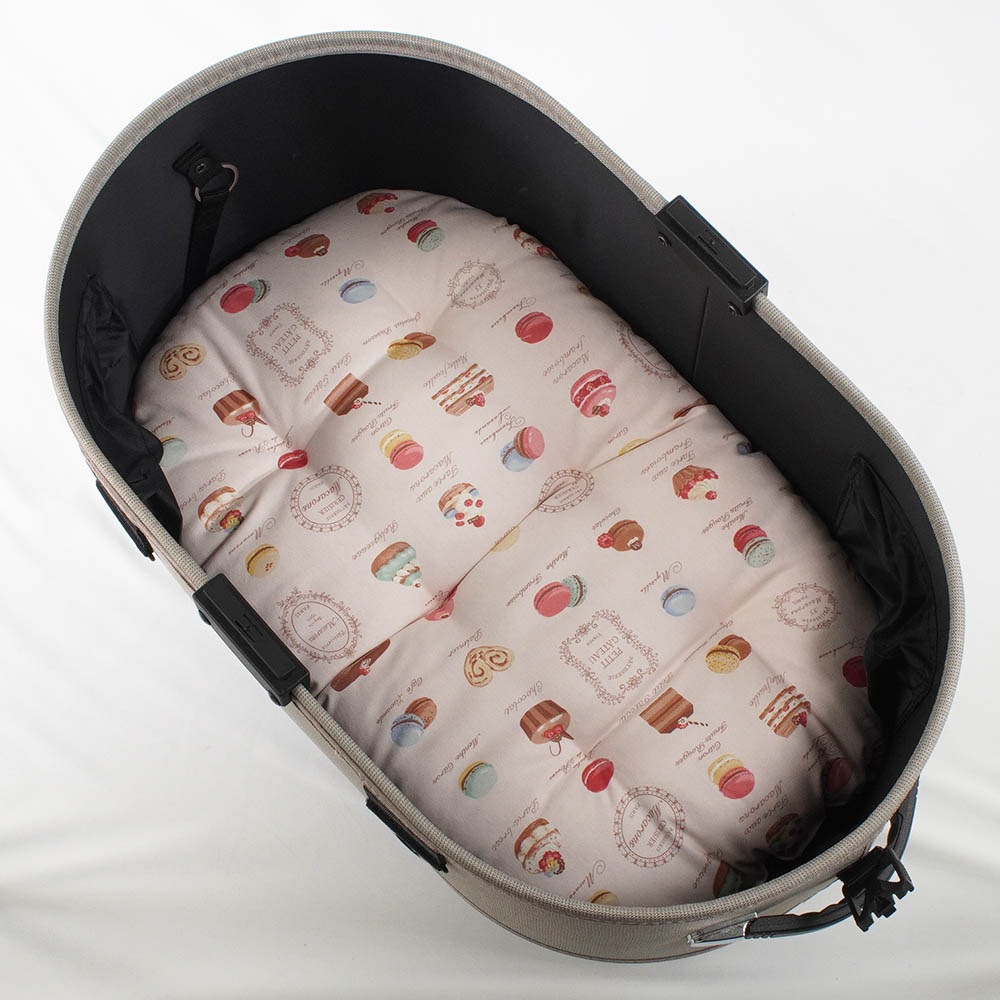 【500円OFF】DOME3レギュラー用クッションセット 夏用ぷくぷく あごのせクッション＋夏用縁無しクッションベッド Mサイズ 東洋紡iCOLD 接触冷感 マカロンピンク