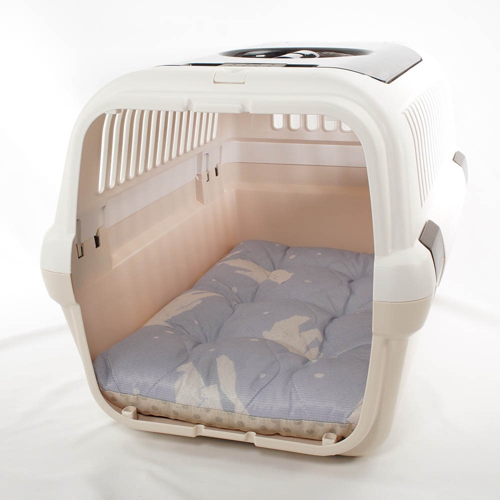 【500円OFF】DOME3レギュラー用クッションセット 夏用ぷくぷく あごのせクッション＋夏用縁無しクッションベッド Mサイズ 接触冷感 マーベラスクール シロクマグレー