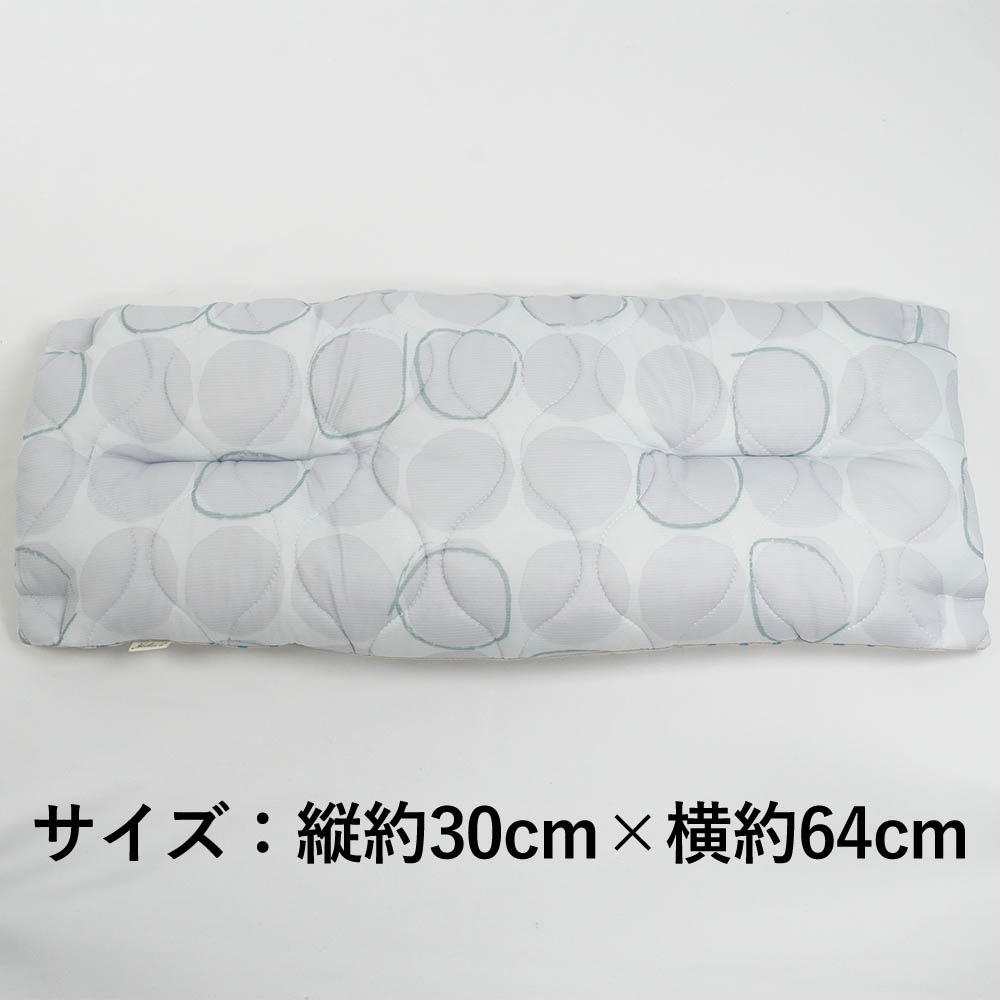 【500円OFF】DOME3レギュラー/ラージ用クッションセット 夏用ぷくぷく あごのせクッション＋夏用あごのせ縁無しクッション Mサイズ 接触冷感 マーベラスクール Abuku グレー