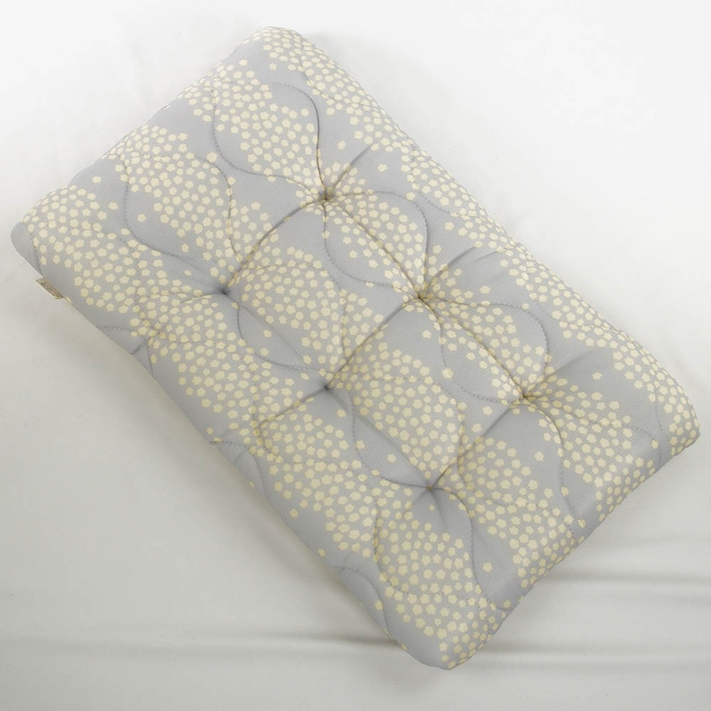 夏用縁無しクッションベッド 接触冷感 マーベラスクール Ginga グレー Mサイズ