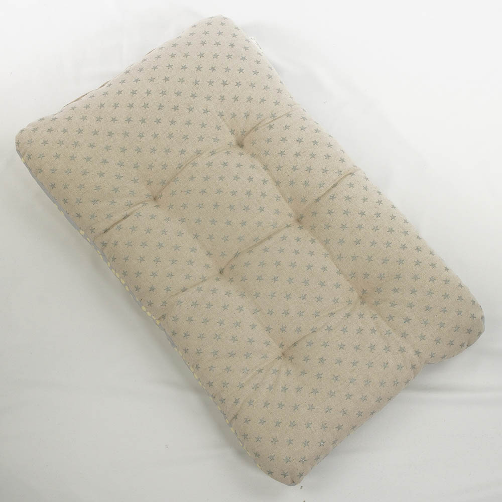 夏用縁無しクッションベッド 接触冷感 マーベラスクール Ginga グレー Mサイズ