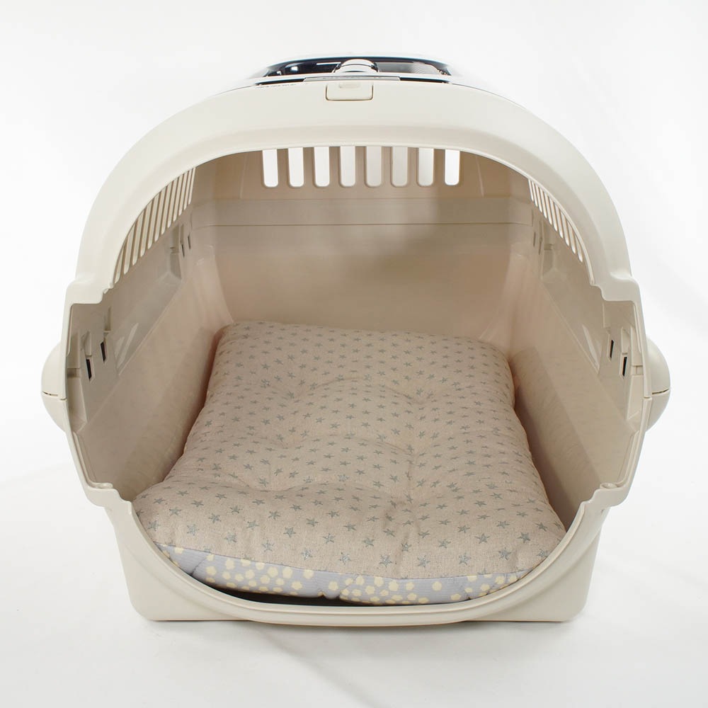 夏用縁無しクッションベッド 接触冷感 マーベラスクール Ginga グレー Mサイズ