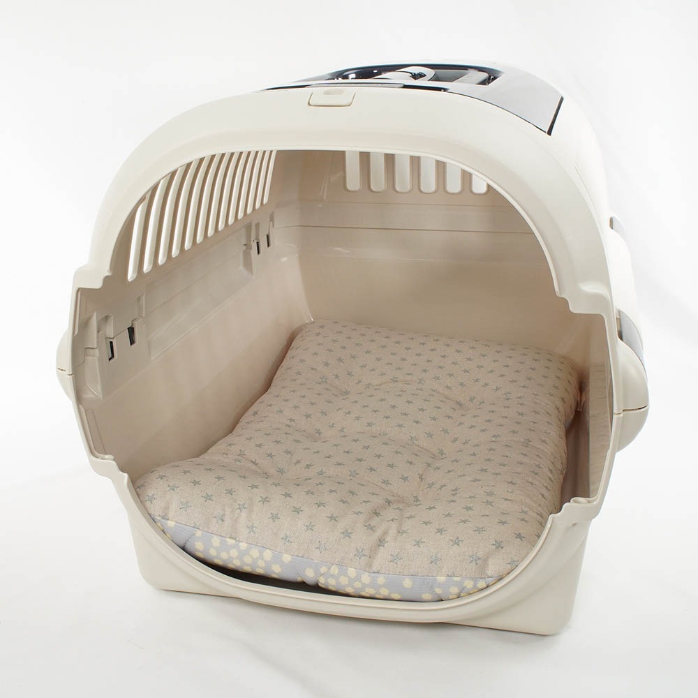 夏用縁無しクッションベッド 接触冷感 マーベラスクール Ginga グレー Mサイズ