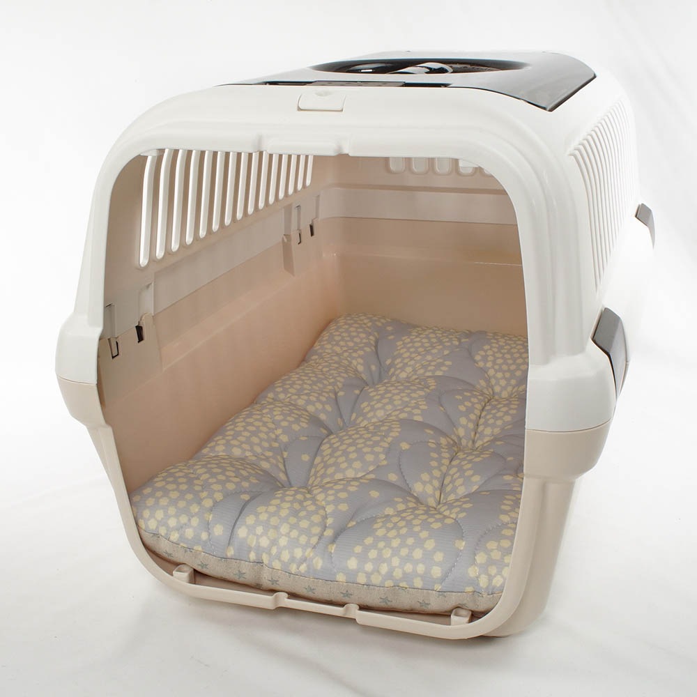 夏用縁無しクッションベッド 接触冷感 マーベラスクール Ginga グレー Mサイズ