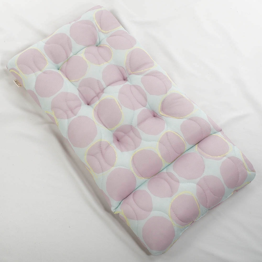 【500円OFF】DOME3レギュラー/ラージ用クッションセット 夏用ぷくぷく あごのせクッション+夏用あごのせ縁無しクッション Mサイズ 接触冷感 マーベラスクール Abuku ピンクパープル