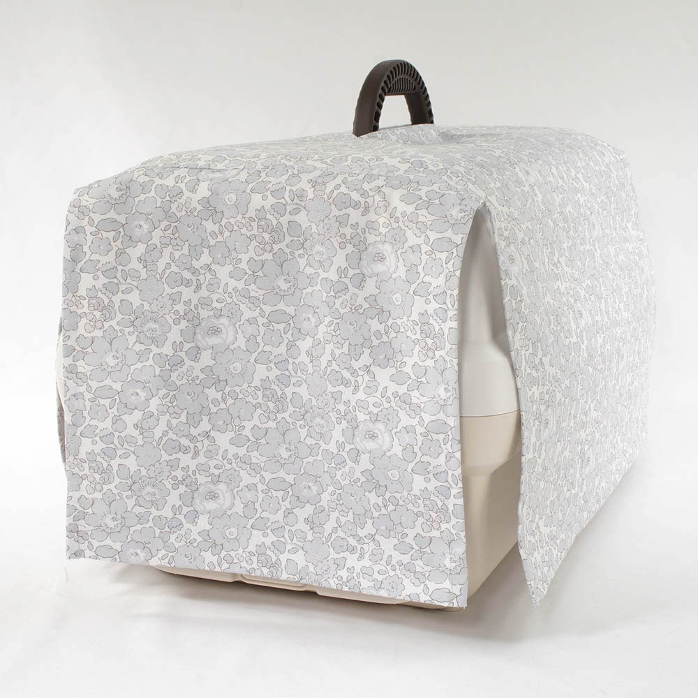 目隠しイージーカバー ショルダーベルト対応 リバティプリント Betsy グレー＜マルチ幅＞ Sサイズ