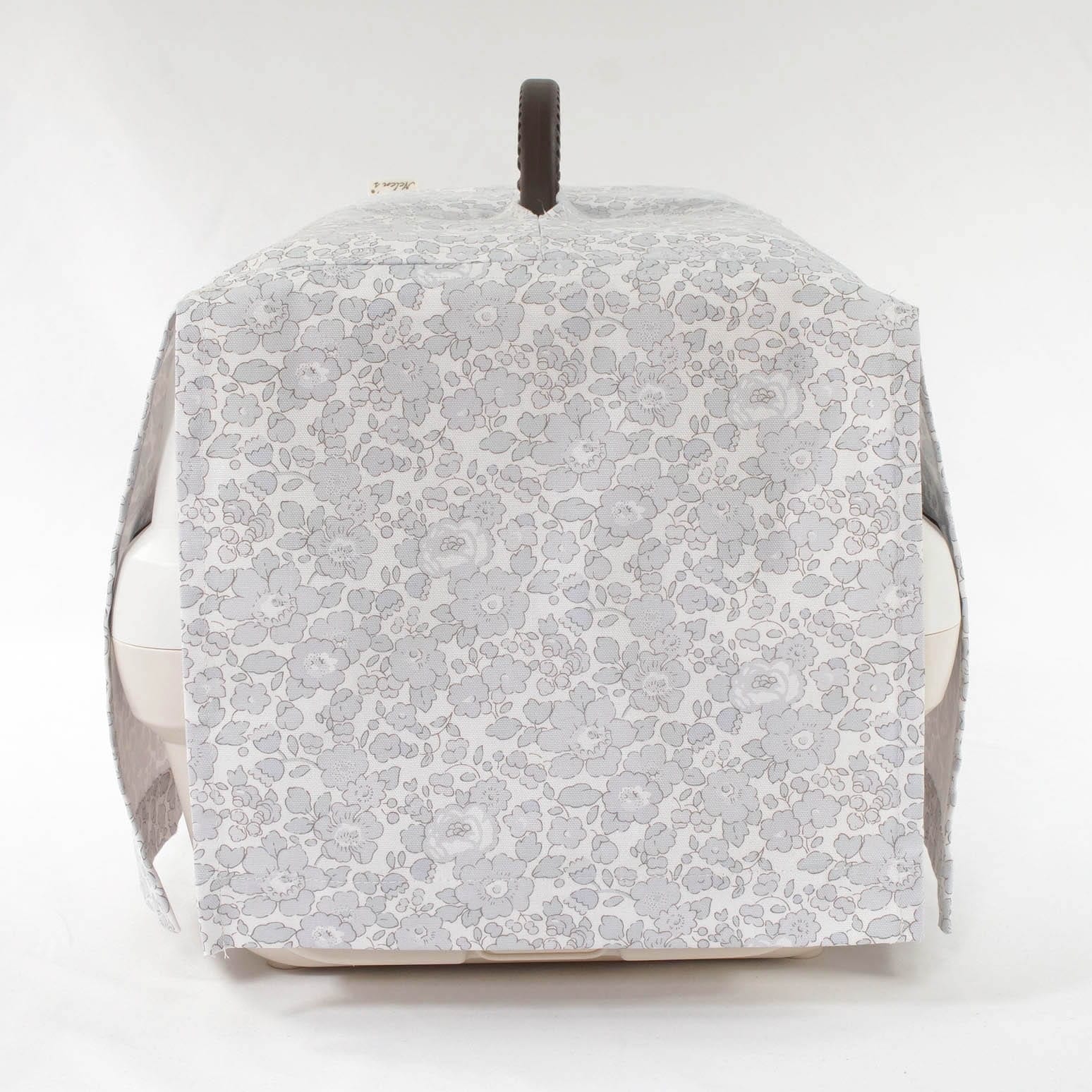 目隠しイージーカバー ショルダーベルト対応 リバティプリント Betsy グレー＜マルチ幅＞ Sサイズ